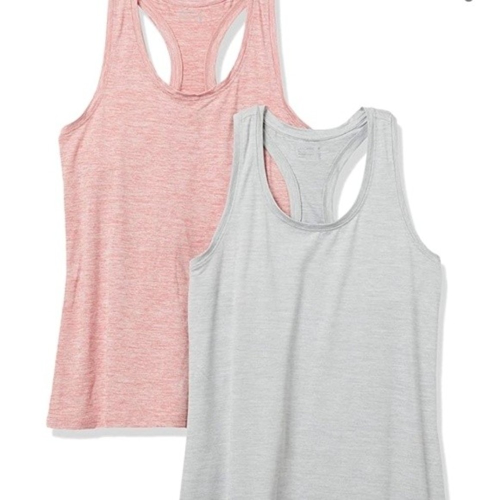 Jockey Moisture Wicking Lightweight Racer Back Jersey Tank Top (Set of 2)